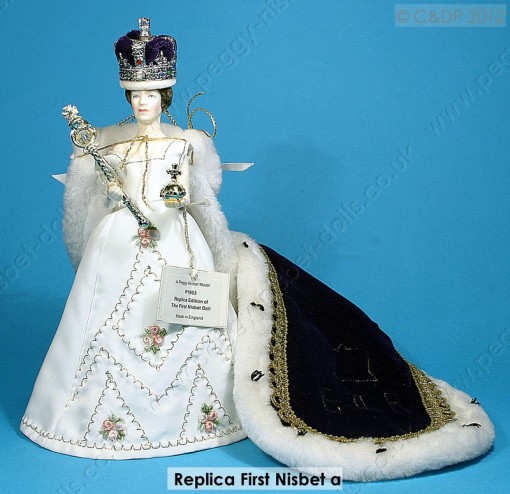 queen elizabeth porcelain doll